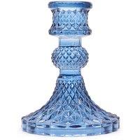KDMD Royal Blue Vintage Dinner Candle Holder -Elegant & Durable Table Decor