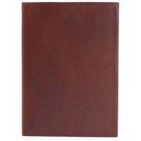 KDMD Med Dark Tan Daily Notebook - 100 Lined Pages, 18x13cm Compact Journal in Dark Brown | Size: 18x13 cm