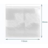 KDMD Poly-Prop Bags 110x95mm Reseal in Clear