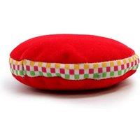 KDMD Singing Bowl Velvet Cushion 7cm - Stable Base for Resonance in Red