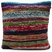 KDMD Aqua Blues Rag Rug Cushion Covers - Calm & Stylish Home Decor