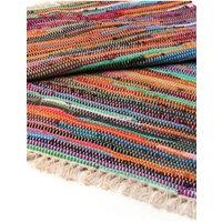 KDMD Luxury 155x90cm Natural Rag Rug - Soft, Versatile Home Dcor | Size: Medium