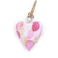 KDMD Pink Abstract Wooden Heart Decor - Small, Stylish Home Accent