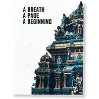 KDMD Lrg Lokta Inspiration Notebook 21x15cm - 45 Pages with Bookmark in Off-White | Size: 21x15 cm