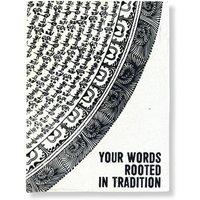 KDMD Lrg Lokta Inspiration Notebook (21x15cm) - 45 leafs - Your Words in Off-White | Size: 21x15 cm