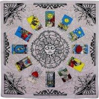 KDMD Tree of Life Tarot Cloth - Sacred 75x75cm Reading Mat | Size: 75x75 cm