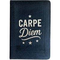 KDMD Black Velvet Notebook - 80 Pages, Seize the Day Journal