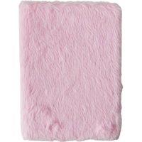 KDMD Dream Journal Notebook - Soft Pink Faux-Fur Cover, 80 Pages