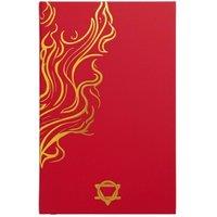 KDMD Red Wellness Journal with Mandala & Lotus - 120 Guided Pages