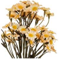 KDMD Cream Daisy Bunch - Lifelike Artificial Flower for Retail Displays