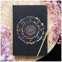 KDMD Wheel of the Year A5 Notebook for Seasonal Reflections & Rituals in Black