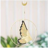 KDMD Green Fairy Wing Hanging Decor - Celestial Moon & Star Ornament
