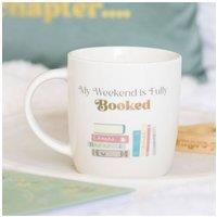 KDMD Weekend Booked Mug - Celebrate Slow Days & Good Stories (350ml) in White