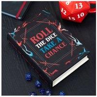 KDMD Roll the Dice Book-Shaped Storage Box for Gaming Essentials in Black