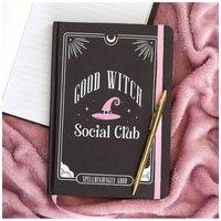 KDMD Good Witch Social Club A5 Notebook for Journaling & Spell Ideas in Black