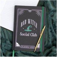 KDMD Bad Witch Social Club A5 Notebook in Black