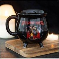 KDMD Witches' Brew Cauldron Mug by Steven Rhodes - 430ml, Dishwasher Safe in Black