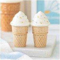 KDMD Ice Cream Cone Salt & Pepper Shakers - Fun Summer Kitchen Decor