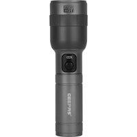 Geepas 3000 Lumen Zoomable LED Digital Flashlight in Grey