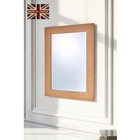 Yearn Mirrors Oak Effect Framed Wall Mirror 75.5x103.5cm in Natural | Size: 75.5x103.5 cm