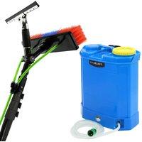 Monstershop 16L Water Fed Backpack & 20ft Cleaning Pole in Blue