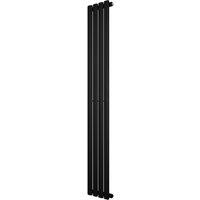Monstershop Oval Single Column Radiator - 1600 x 240mm - Black