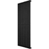 Monstershop Oval Single Column Radiator - 1600 x 600mm - Black