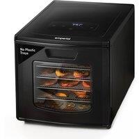Emperial Food Dehydrator 5 Tier Digital Food Dryer Stainless Steel Trays - 650W in Black | Size: Large