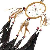 KDMD Bali Dreamcatcher - Medium Round Cream/Coffee/Choc with Legend Card in Cream