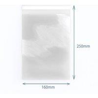 KDMD Poly-Prop Bags 160x250mm Reseal in Clear