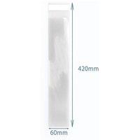 KDMD Premium 420x60mm Clear Polypropylene Bags -Elegant & Durable Packaging