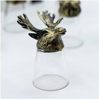 KDMD Gift Set of 12 Bottom Up Shot Glasses (25ml) in Bronze