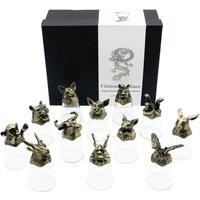 KDMD Forest & Mystical Creatures Gift Set of 12 Glasses (25ml) in Bronze