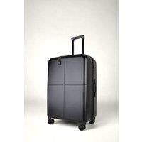 JLY Premium Large Expandable 100% Makrolon PC Hard Shell Suitcase in Black