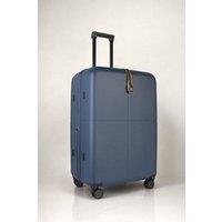 JLY Premium Large Expandable 100% Makrolon PC Hard Shell Suitcase in Navy