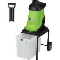 Costway Electric Wood Chipper 2800W Garden Shredder w/ 50 L Collection Bin in Green