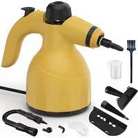 EONLION 1000W Electric Portable Hand Held Steam Steamer Cleaner & Accessories in Yellow