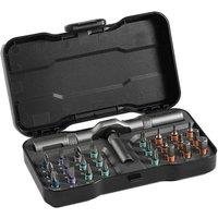 Havendro 24 in 1 Magnetic Screwdriver Set Ratchet Screwdriver Kit in Black