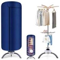 EONLION Portable Electric Clothes Dryer Fast Hot Air Drying Machine UK in Blue