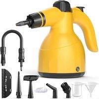 EONLION 2025 New 1000W Portable Handheld Steam Cleaner with Accessories in Yellow
