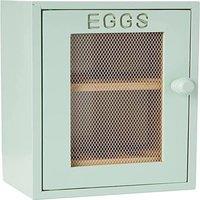 EONLION Green Rubberwood Egg Cabinet 2 Shelf 12 Egg Capacity Wood Storage Unit