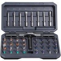 Havendro 42 in 1 Magnetic Screwdriver Set Ratchet Screwdriver Kit in Black