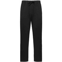 Native Spirit Men's Loose Jogging Bottoms in Black | Size: Small