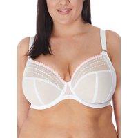 Elomi Women's Matilda Plunge Side Support Bra in White | Size: 34FF