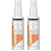 Toni & Guy Women's Heat Protection Mist Damage Control Hair 'Spray' 150ml, 2pk in Orange | Size: 150ml