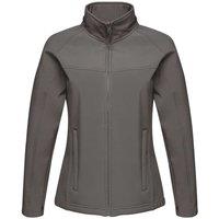 Regatta Professional Women's Uproar Softshell Wind Resistant Jacket in Dark Grey | Size: 18