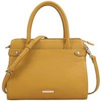 Paul Costelloe Women's Trishuli Leather Grab Bag in Mustard
