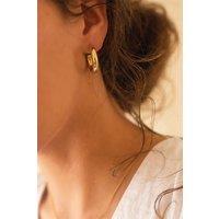Elk & Bloom Women's Chunky 14K Gold Hoop Earring