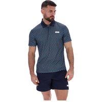 Ted Baker Men's Jayden Printed Tennis Polo Shirt in Navy | Size: Medium