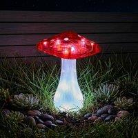 Garden Greatness Lunaria Magic Mushroom Solar Stake Light
